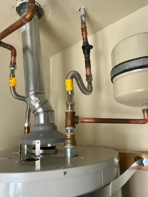Water heater installation and plumbing repair in Forest River